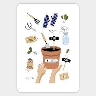 I love gardening Sticker